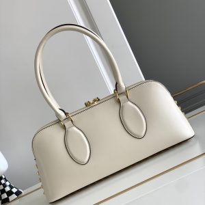 2023-New-Rivet-Bag-Large-Capacity-Bowling-Bag-Fashion-Chain-Embellished-Design-Women-Underarm-Shoulder-Handbag