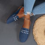 2023-New-Shoes-Female-Mules-Women-s-Slippers-Summer-Fashion-Denim-Low-Heels-Shoes-Elegant-Pearl-4