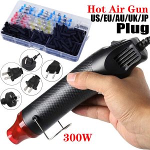 300W-Electrical-Mini-Heat-Gun-Handheld-Hot-Air-Gun-with-300PCS-Heat-Shrink-Butt-for-DIY