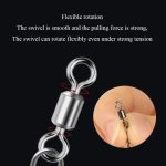 5-100PCS-Pike-Fishing-Accessories-Connector-Pin-Bearing-Rolling-Swivel-Stainless-Steel-Snap-Fishhook-Lure-Swivels-1
