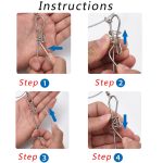 5M-Fish-Buckle-Lock-Wire-Rope-Steel-Large-Live-Fish-Buckle-Set-Stringer-Controller-Buoyancy-for-4