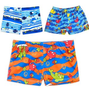 Boys-Summer-Swimming-Shorts-Cartoon-Kids-Swimwear-Polyester-Quick-Dry-Surfing-Diving-Swim-Brief-Beach-Colorful