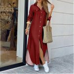 Casual-Long-Shirt-Dress-Autumn-Women-Long-Sleeve-Maxi-Dresses-Laides-Turn-down-Collar-Office-Dresses-2