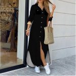 Casual-Long-Shirt-Dress-Autumn-Women-Long-Sleeve-Maxi-Dresses-Laides-Turn-down-Collar-Office-Dresses-5