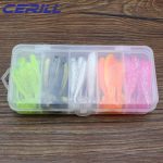 Cerill-50pcs-55mm-Shad-Worm-Soft-Bait-T-Tail-Jig-Wobblers-Mini-Fishing-Lure-Set-Tackle-2