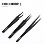 Deli-Tweezers-Stainless-Steel-Professional-Maintenance-Tool-Sharp-Curved-And-Flat-Three-In-One-Art-Makeup-5