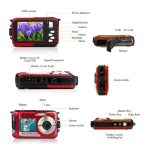 Dual-Screen-Underwater-Digital-Camera-Selfie-Video-Recorder-Waterproof-Anti-Shake-1080P-FHD-2-4MP-Support-5