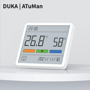 Duka-Atuman-TH1-Clock-Thermometer-Hygrometer-Digital-LCD-Indoor-Convenient-Temperature-Sensor-Humidity-Meter-Clock-Gauge