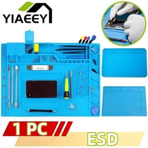 ESD-Soldering-Mat-Repair-Pad-Insulation-Heat-Resistant-Soldering-Station-Silicon-Work-Pad-Desk-Platform-Phone