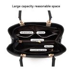 Fashion-Solid-Color-With-Bow-One-Shoulder-Bag-Portable-Casual-Large-Capacity-Cross-body-Handbag-For-5