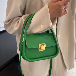 Green-Female-Shoulder-Bags-for-Women-Luxury-Pu-Leather-Crossbody-Bag-Small-Flap-Messenger-Bag-All Green-Female-Shoulder-Bags-for-Women-Luxury-Pu-Leather-Crossbody-Bag-Small-Flap-Messenger-Bag-All