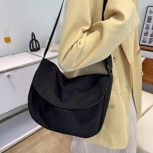 HOCODO-Solid-Color-Women-Crossbody-Bag-Simple-Ladies-Shoulder-Bag-Waterproof-Nylon-Women-S-Handbags-Fashion