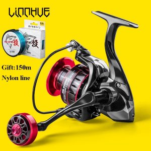 LINNHUE-Fishing-Reel-1000-7000-Metal-EVA-Grip-Spinning-Reel-Carp-Fishing-Saltwater-Freshwater-Reel-Fishing