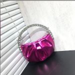 Lady-Blue-Pink-Diamond-Circular-Evening-Bag-Women-Fushia-Round-Handle-Rhinestone-Dinner-Clutch-Purse-Ladies-2