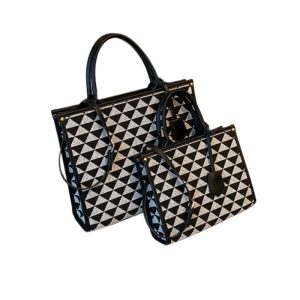 LargeCapacity-Bag-Womens-2023-New-Fashion-Triangle-Pattern-Shoulder-Messenger-Leisure-Commuter-Tote