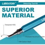 Libraton-Deburring-Tool-with-11-HSS-Steel-Blades-360-Degree-Rotary-Head-Deburring-Tool-for-Metal-2