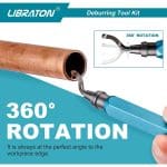 Libraton-Deburring-Tool-with-11-HSS-Steel-Blades-360-Degree-Rotary-Head-Deburring-Tool-for-Metal-3