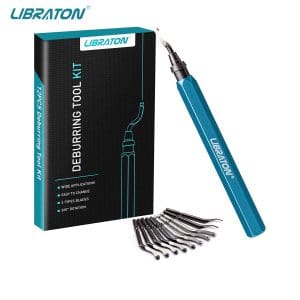 Libraton-Deburring-Tool-with-11-HSS-Steel-Blades-360-Degree-Rotary-Head-Deburring-Tool-for-Metal