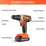 MINUMX-20V-Cordless-Drill-40N-m-25-Plus-1-Electric-Screwdriver-Keyless-Chuck-Two-Gear-Speed-1