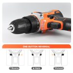 MINUMX-20V-Cordless-Drill-40N-m-25-Plus-1-Electric-Screwdriver-Keyless-Chuck-Two-Gear-Speed-3