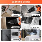 MINUMX-20V-Cordless-Drill-40N-m-25-Plus-1-Electric-Screwdriver-Keyless-Chuck-Two-Gear-Speed-4