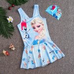 Middle-And-large-Children-Rapid-Drying-Cute-Patterns-Conjoined-Body-Girls-Swimsuit-Princess-Skirt-Style-Bathing-5