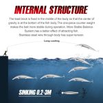 NOEBY-110mm-36g-Heavy-Sinking-Minnow-Fishing-Lures-Rolling-Wobblers-Artificial-Hard-Baits-Jerkbait-for-Seabass-4