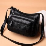New-Casual-Female-Bag-Soft-PU-Leather-Shoulder-High-quality-Multi-pocket-Shoulder-Bag-Solid-Color-1