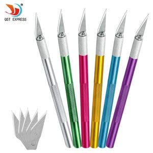 Precision-Hobby-Knife-Stainless-Steel-Blades-for-Arts-Crafts-PCB-Repair-Leather-Films-Tool-Pen-Multi