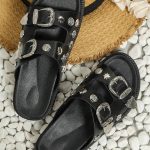 Punk-Black-Sandals-For-Women-Studded-Buckle-Decor-Flatform-Slide-Sandals-Open-Toe-Summer-Street-Style-2