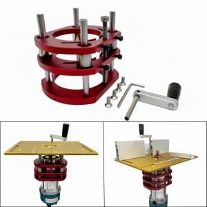 Router-Lift-for-65mm-Diameter-Motors-Woodworking-Router-Table-Insert-Plate-Lift-Base-Wood-Router-Working