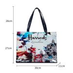 Simple-Fashion-Style-Jelly-Handbag-for-Women-Eco-Friendly-Flower-Tote-Shopping-Bag-Reusable-Waterproof-PVC-4