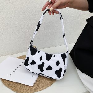Women-Shoulder-Bag-Fashion-Animal-Pattern-Print-Bag-Casual-Nylon-Butterfly-Leopard-Zebra-Cow-Print-Women