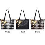 Women-Shoulder-Bag-Rhomboid-Vintage-Totes-Bag-Plaid-PU-Leather-Handbag-Fashion-Large-Capacity-Bag-5