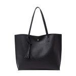 Women-Single-Shoulder-Bag-New-Trend-Large-Capacity-Pu-Tassel-Outdoor-Lychee-Pattern-Can-Be-Cross