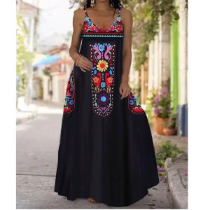 Women-Summer-Dress-Casual-Loose-Sleeveless-Female-Holiday-Plus-Size-A-Line