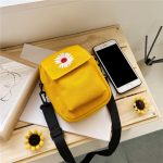 Women-s-Single-Shoulder-Bag-Fashion-Solid-Color-Casual-Handbag-Outdoor-Daisy-Canvas-Handbag-Zipper-Cross-10