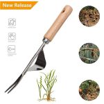 Wood-Handle-Stainless-Steel-Garden-Weeder-Hand-Weeding-Removal-Cutter-Puller-Tools-Multifunction-Weeder-Transplant-2