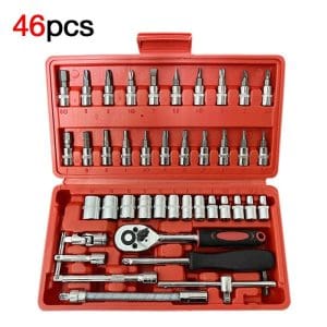 Wrench-Set-46-Pcs-Tool-Kit-For-Car-Tool-Screwdriver-And-Bit-Ratchet-Torque-Quick-Wrench