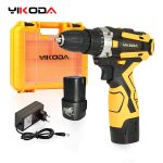 YIKODA-12-16-8-21V-Electric-Screwdriver-Cordless-Drill-Two-Speed-Rechargeable-Lithium-Battery-Mini-Driver