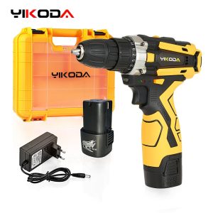 YIKODA-12-16-8-21V-Electric-Screwdriver-Cordless-Drill-Two-Speed-Rechargeable-Lithium-Battery-Mini-Driver